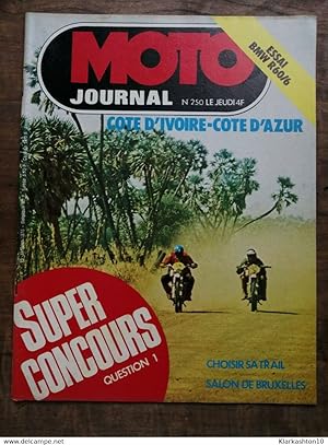 Moto Journal - N° 250 / 15 janvier 1976