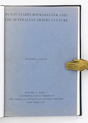 Bild des Verkufers fr Puntutjarpa Rockshelter and the Australian Desert Culture zum Verkauf von Michael Treloar Booksellers ANZAAB/ILAB