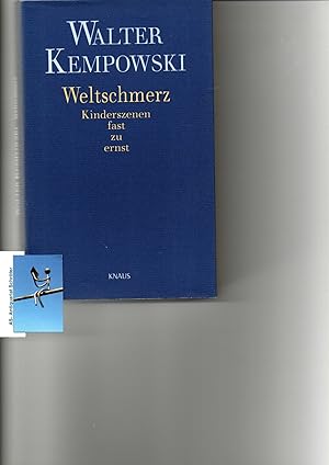 Seller image for Weltschmerz. Kinderszenen fast zu ernst. [signed, signiert]. for sale by Antiquariat Schrter -Uta-Janine Strmer