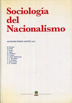 Image du vendeur pour Sociologa del Nacionalismo mis en vente par Rincn de Lectura