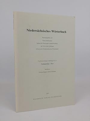 Bild des Verkufers fr Niederschsisches Wrterbuch. Lieferung 65 (IX, 2): Neimaschine - ver. zum Verkauf von ANTIQUARIAT Franke BRUDDENBOOKS