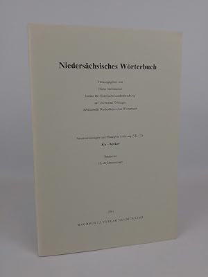 Imagen del vendedor de Niederschsisches Wrterbuch. Lieferung 49 und 50 (VII, 1/2): Ka - Kisker. a la venta por ANTIQUARIAT Franke BRUDDENBOOKS
