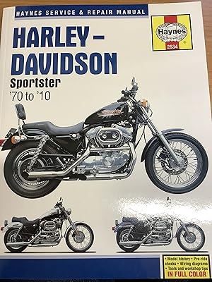 Imagen del vendedor de Harley-Davidson Sportster: '70 to '10 (Haynes Service & Repair Manual) a la venta por Chapter Two (Chesham)