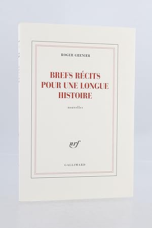 Image du vendeur pour Brefs rcits pour une longue histoire mis en vente par Librairie Le Feu Follet
