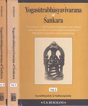 Seller image for Yogasutrabhasyavivarana of Sankara Vivarana Text With English Translation and Critical Notes Along with Text and English Translation of Patanjali's Yogasutras and Vyasabhasya (2 Vol. Set) for sale by Moraine Books