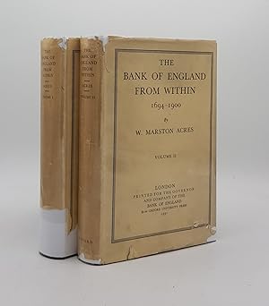 Bild des Verkufers fr THE BANK OF ENGLAND FROM WITHIN 1694-1900 Volume I [&] Volume II zum Verkauf von Rothwell & Dunworth (ABA, ILAB)