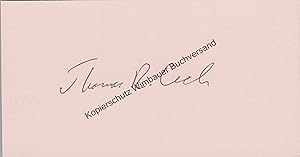 Seller image for Original Autograph Thomas R. Cech Chemie Nobelpreis 1989 /// Autogramm Autograph signiert signed signee for sale by Antiquariat im Kaiserviertel | Wimbauer Buchversand