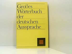 Imagen del vendedor de Groes Wrterbuch der deutschen Aussprache a la venta por Book Broker