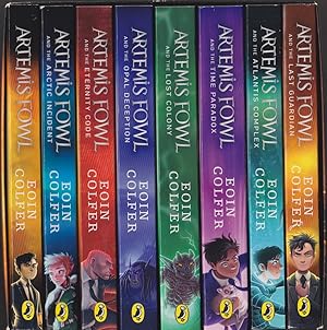 Immagine del venditore per Artemis Fowl 8-book Box Set "The Complete Collection" Artemis Fowl , Artemis Fowl and the Arctic Incident; Eternity Code ; Opal Deception; Lost Colony; Time Paradox; Atlantis Complex; Last Guardian venduto da Caerwen Books