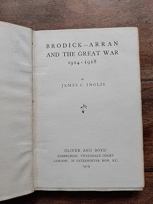 Brodick - Arran and the Great War 1914-1918