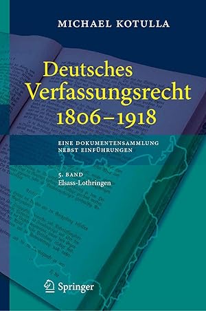 Seller image for Deutsches Verfassungsrecht 1806 - 1918 for sale by moluna