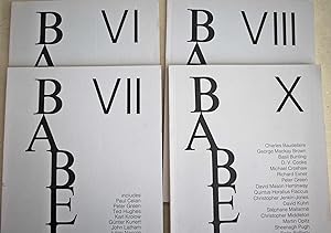Babel (International Poetry Periodical). Four Editions:- VI (1990), VII (1993), VIII (1994) and X...
