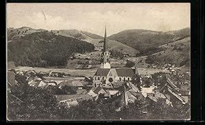 Image du vendeur pour Ansichtskarte Schnau i. bad. Schwarzwald, Blick von der Parkvilla Schwarzwaldhaus von Hotel Sanne mis en vente par Bartko-Reher