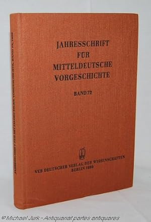 Bild des Verkufers fr Jahresschrift fr mitteldeutsche Vorgeschichte. Band 72. Fr das Landesmuseum fr Vorgeschichte in Halle - Forschungsstelle fr die Bezirke Halle und Magdeburg - herausgegeben von Dieter Kaufmann. zum Verkauf von Antiquariat partes antiquares