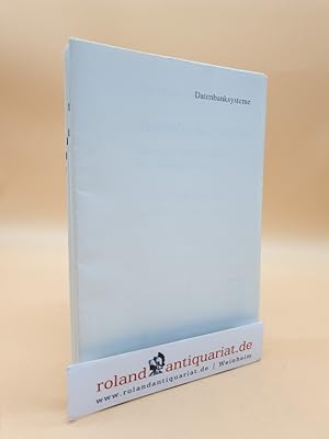 Bild des Verkufers fr Datenbanksysteme (ISBN: 9783540421337) Konzepte und Techniken der Implementierung ; mit 14 Tabellen zum Verkauf von Roland Antiquariat UG haftungsbeschrnkt
