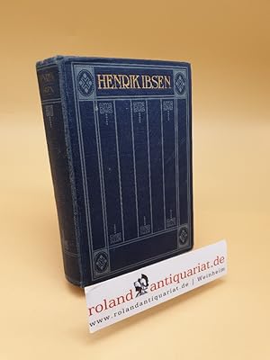 Bild des Verkufers fr Ibsens Werke ; Meisterdramen ; Erstes bis fnftes Buch zum Verkauf von Roland Antiquariat UG haftungsbeschrnkt