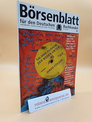 Seller image for Brsenblatt fr den Deutschen Buchhandel 51, 29. Juni 1999, 166. Jahrgang for sale by Roland Antiquariat UG haftungsbeschrnkt