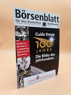 Seller image for Brsenblatt fr den Deutschen Buchhandel 62, 6. August 1999, 166. Jahrgang for sale by Roland Antiquariat UG haftungsbeschrnkt
