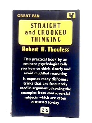 Imagen del vendedor de Straight and Crooked Thinking a la venta por World of Rare Books