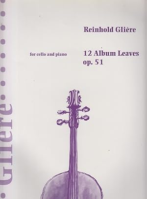 12 Album Leaves, Op.51 - Cello & Piano