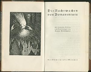 Seller image for Die Nachtwachen von Bonaventura. Mit siebzehn Bildern nach Radierungen von Bruno Goldschmitt. for sale by Schsisches Auktionshaus & Antiquariat