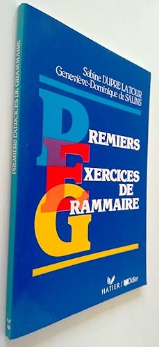Image du vendeur pour Premiers Exercices De Grammaire mis en vente par Your Book Soon