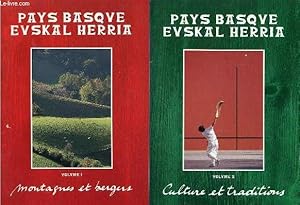 Bild des Verkufers fr Pays Basque Euskal Herria - En 2 volumes - Volume 1 : montagnes et bergers - Volume 2 : Culture et traditions. zum Verkauf von Le-Livre