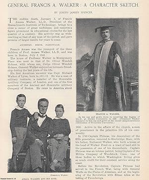 Image du vendeur pour General Francis A. Walker, President of the Massachusetts Institiute of Technology, 1840-1897. TOGETHER WITH Francis A. Walker as a Public Man. A pair of original articles from the American Review of Reviews, 1897. mis en vente par Cosmo Books