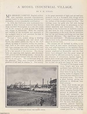 Imagen del vendedor de Bournville: Cadbury's Model Industrial Village. TOGETHER WITH A Garden City in England. A pair of original articles from the American Review of Reviews, 1904. a la venta por Cosmo Books