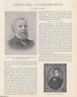 Image du vendeur pour Lyman J. Gage, Secretary of the Treasury in Mr McKinley's Cabinet. An original article from the American Review of Reviews, 1897. mis en vente par Cosmo Books