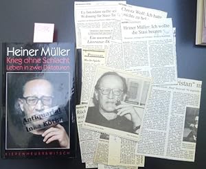 Krieg ohne Schlacht - Leben in zwei Diktaturen - (Eine Autobiographie) + 12 Zeitungsausschnitte ü...