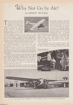 Immagine del venditore per Why Not Go by Air? To the Propective Airline Passenger. An original article from the American Review of Reviews, 1929. venduto da Cosmo Books