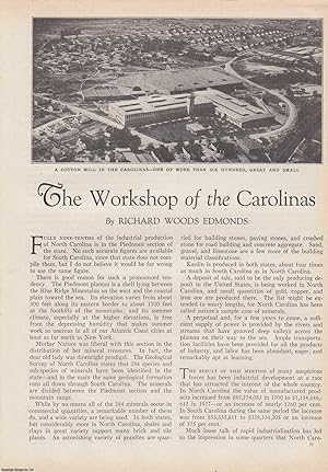 Imagen del vendedor de Cotton Mills: The Workshop of the Carolinas. An original article from the American Review of Reviews, 1929. a la venta por Cosmo Books