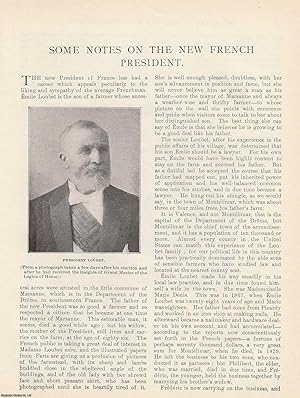 Seller image for Emile Loubet, President of France, elected in 1899; The Election at Versailles. A pair of original articles from the American Review of Reviews, 1899. for sale by Cosmo Books