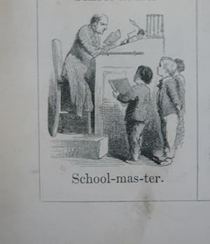 School-mas-ter. Original Wood Engraving