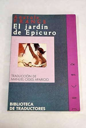 Seller image for El jardn de Epicuro for sale by Alcan Libros