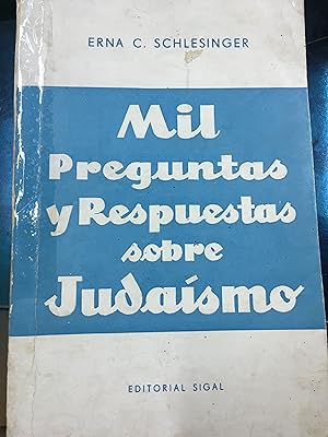 Seller image for Mil preguntas y respuestas sobre judaismo for sale by Libros nicos