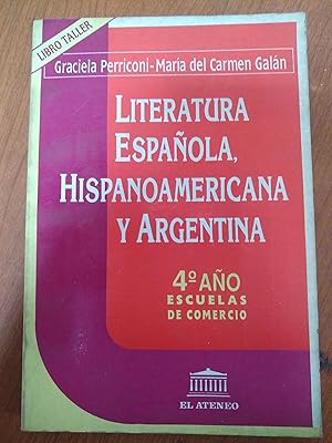 Seller image for Literatura espaola, Hispanoamericana y Argentina for sale by Libros nicos