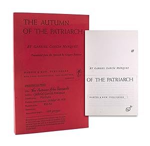 Imagen del vendedor de The Autumn of the Patriarch [uncorrected proof] a la venta por James Cummins Bookseller, ABAA