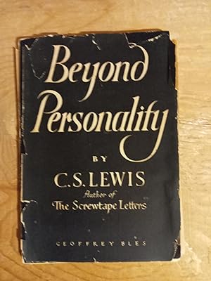 Beyond Personality, The Christian Idea of God