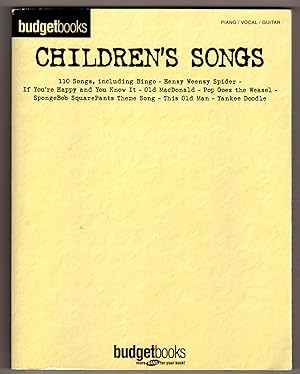 Children's Songs: Piano/Vocal/Guitar