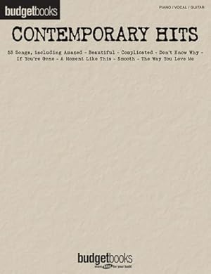 Contemporary Hits: Piano/Vocal/Guitar