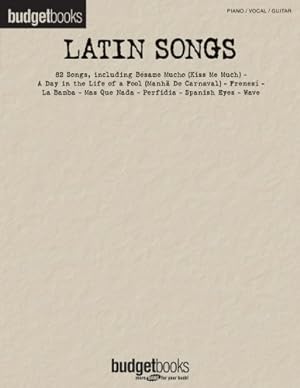 Latin Songs: Piano/Vocal/Guitar