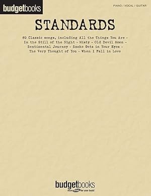 Imagen del vendedor de Standards: Piano/Vocal/Guitar a la venta por Lake Country Books and More