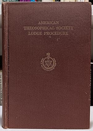 American Theosophical Society Lodge Procedure