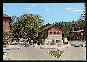 Ansichtskarte Münsingen-Auingen, Kaserneneingang Altes Lager