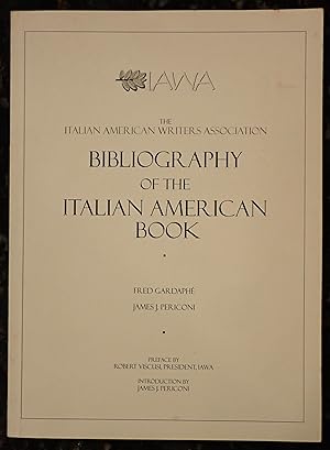 Seller image for Bibliography of the Italian American Book for sale by Raritan River Books