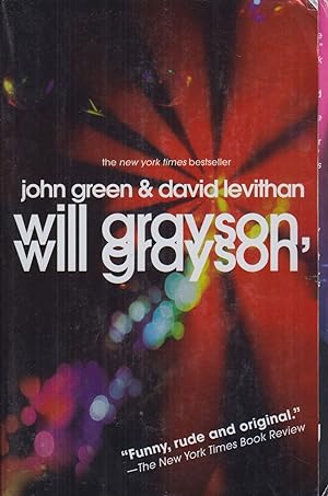 Image du vendeur pour Will Grayson, Will Grayson mis en vente par Adventures Underground
