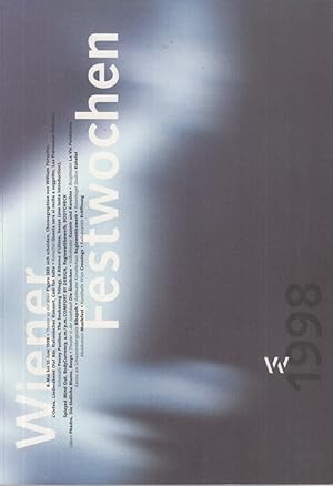 Bild des Verkufers fr Wiener Festwochen 1998 [Programm]. zum Verkauf von Fundus-Online GbR Borkert Schwarz Zerfa