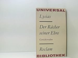 Immagine del venditore per Der Rcher seiner Ehre. Gerichtsreden (RUB, 998) venduto da Book Broker